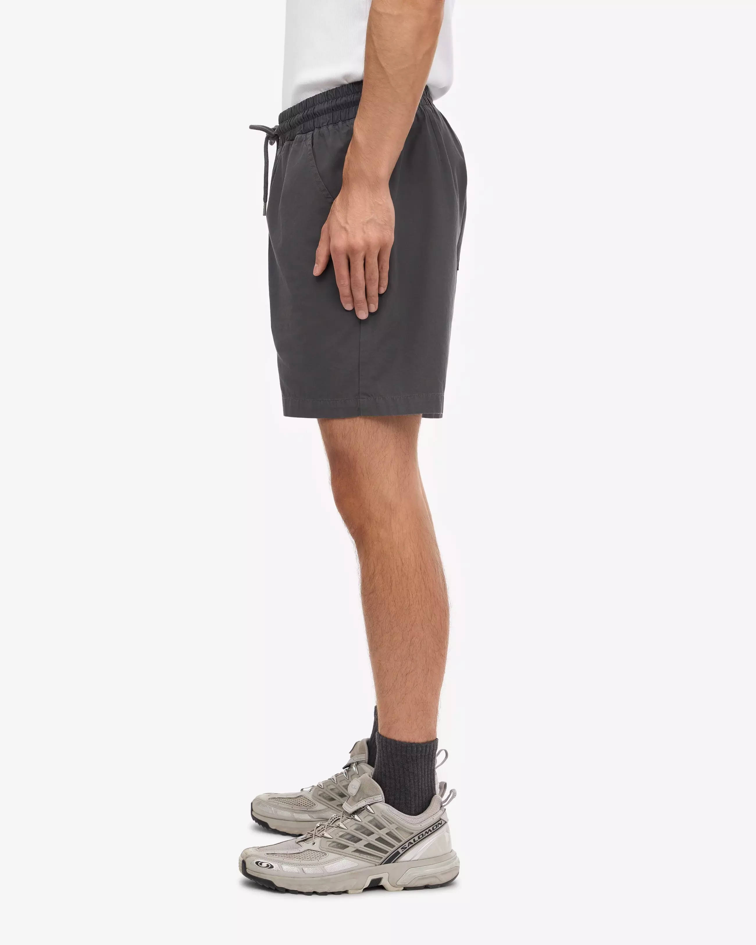 Colorful Standard Lava Grey Organic Twill Shorts Herren grau